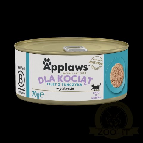 APPLAWS Kitten Tuna In Jelly 70g APPLAWS Kitten Tuna In Jelly 70g