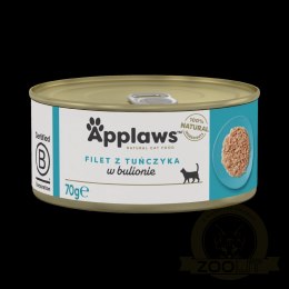 APPLAWS Tuna Fillet In Broth 70g