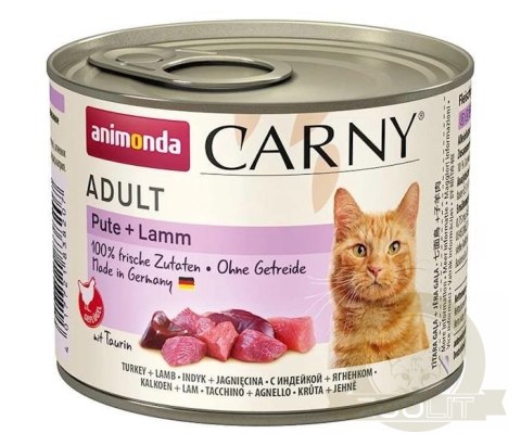 Animonda Cat Carny Adult Indyk I Jagnięcina 200g Animonda Cat Carny Adult Indyk I Jagnięcina 200g