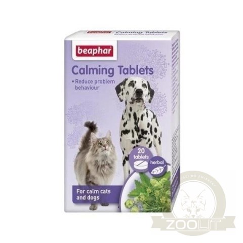 BEAPHAR Calming Tablets Tabletki Redukujące Stres 20szt BEAPHAR Calming Tablets Tabletki Redukujące Stres 20szt