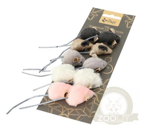 Dingo Zestaw Myszek Dla Kota Glamour 10 Sztuk Dingo Zestaw Myszek Dla Kota Glamour 10 Sztuk