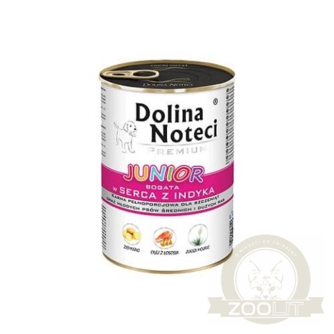 Dolina Noteci Premium Junior Bogata W Serca Indyka 400g Dolina Noteci Premium Junior Bogata W Serca Indyka 400g