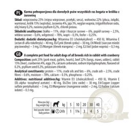 Dolina Noteci Premium Królik Z Żurawiną 150g