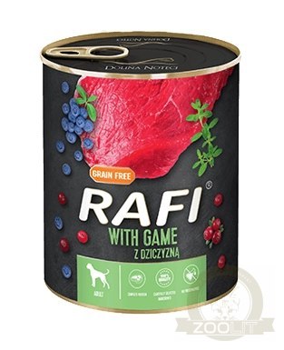 Dolina Noteci Rafi Z Dziczyzną 800g Dolina Noteci Rafi Z Dziczyzną 800g