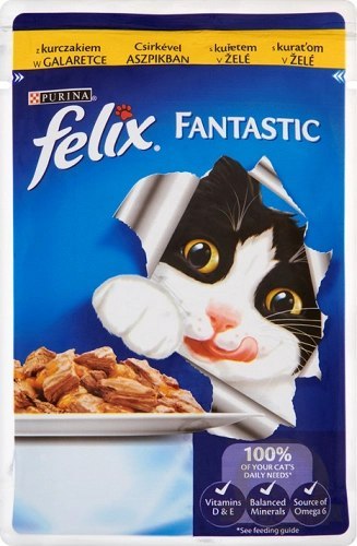 Felix Fantastic Kurczak W Galaretce 85g Felix Fantastic Kurczak W Galaretce 85g