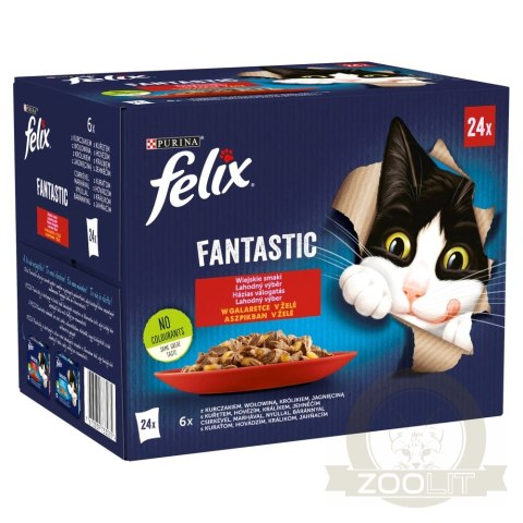 Felix Fantastic Wiejskie Smaki W Galaretce 24x85g