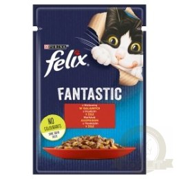 Felix Fantastic Wołowina W Galaretce 85g