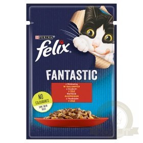 Felix Fantastic Wołowina W Galaretce 85g