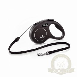 Flexi Smycz New Classic S Linka 5m Do 12kg Czarna