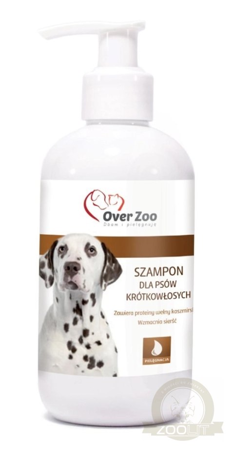 OVER ZOO Szampon Dla Psów Krótkowłosych 250ml OVER ZOO Szampon Dla Psów Krótkowłosych 250ml