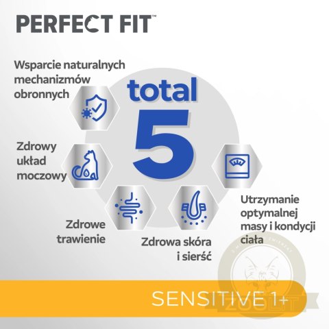 PERFECT FIT Sensitive 1+ Z Indykiem 7kg PERFECT FIT Sensitive 1+ Z Indykiem 7kg