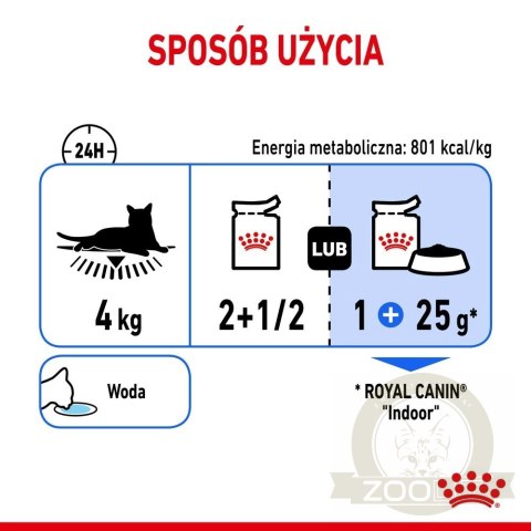 ROYAL CANIN Indoor Sterilised W Galaretce 12x85g ROYAL CANIN Indoor Sterilised W Galaretce 12x85g