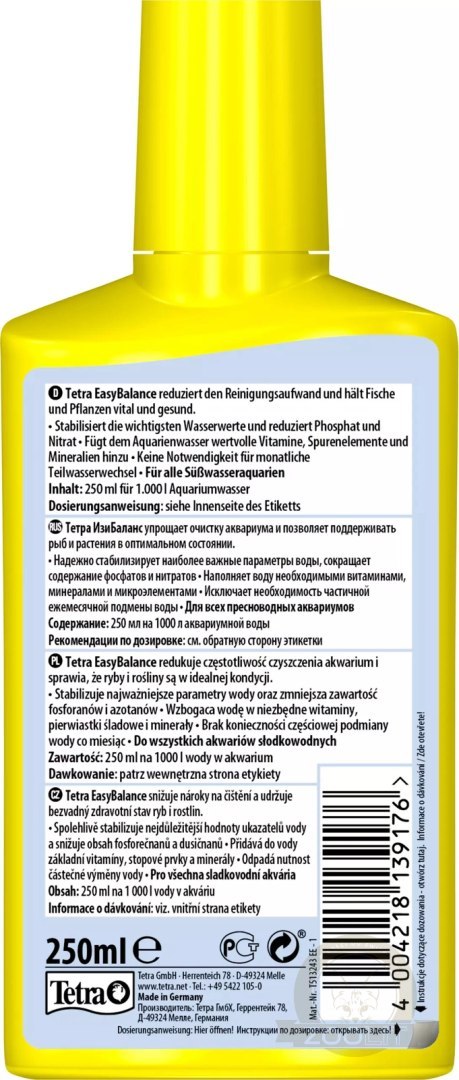 Tetra Easy Balance 250ml Tetra Easy Balance 250ml