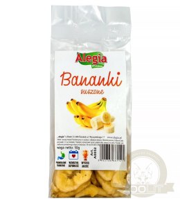 ALEGIA Przysmak Banany Suszone 50g