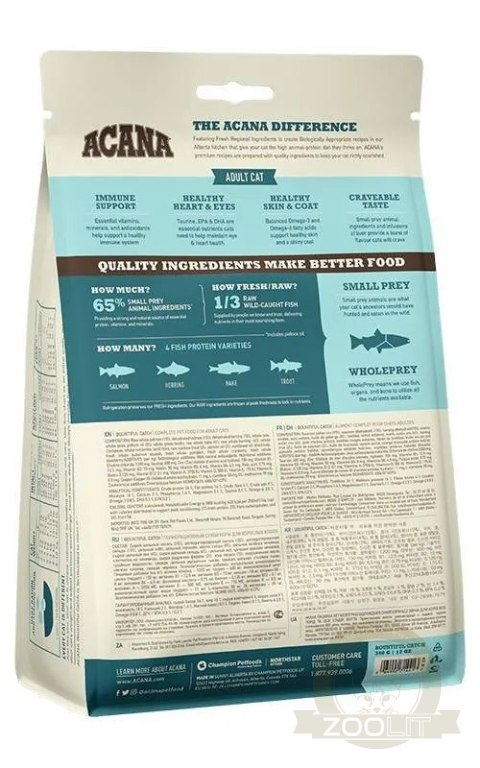 Acana Bountiful Catch Cat 1,8kg Acana Bountiful Catch Cat 1,8kg