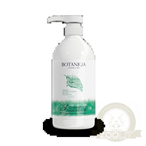 BOTANIQA Basic Deep Clean Shampoo Szampon Głęboko Oczyszczający 1l BOTANIQA Basic Deep Clean Shampoo Szampon Głęboko Oczyszczający 1l