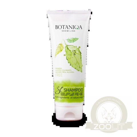 BOTANIQA Smooth Detangling Shampoo Szampon Wygładzający Dla Psów Długowłosych 250ml BOTANIQA Smooth Detangling Shampoo Szampon Wygładzający Dla Psów Długowłosych 250ml