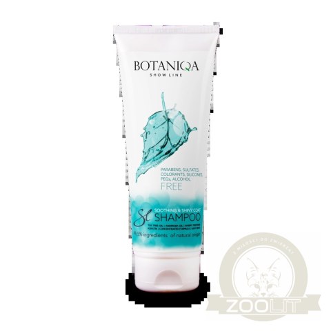 BOTANIQA Soothing & Shiny Coat Shampoo Szampon Nabłyszczający 250ml BOTANIQA Soothing & Shiny Coat Shampoo Szampon Nabłyszczający 250ml
