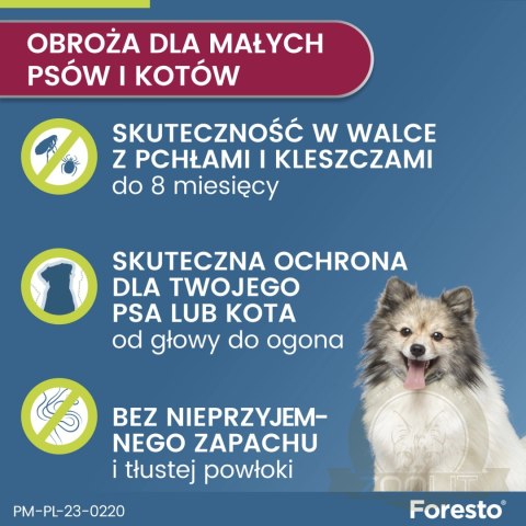 Bayer Foresto Obroża Dla Kotów I Psów 38cm Bayer Foresto Obroża Dla Kotów I Psów 38cm