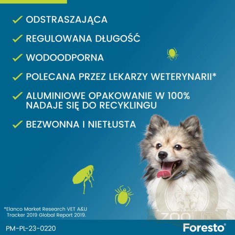 Bayer Foresto Obroża Dla Kotów I Psów 38cm Bayer Foresto Obroża Dla Kotów I Psów 38cm