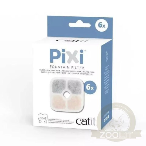 CATIT Filtr Do Poidła Pixi Fountain 6szt CATIT Filtr Do Poidła Pixi Fountain 6szt