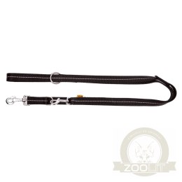 Dingo Reflex Smycz Miejska Odblaskowa Z Taśmy Dla Psa Czarna 1,6x120cm