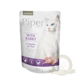Dolina Noteci Piper Dla Kota Sterylizowanego Z Królikiem 100g
