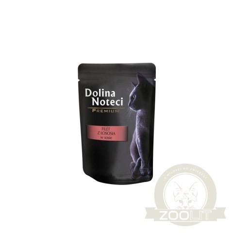 Dolina Noteci Premium Dla Kota Filet Z Łososia W Sosie 85g
