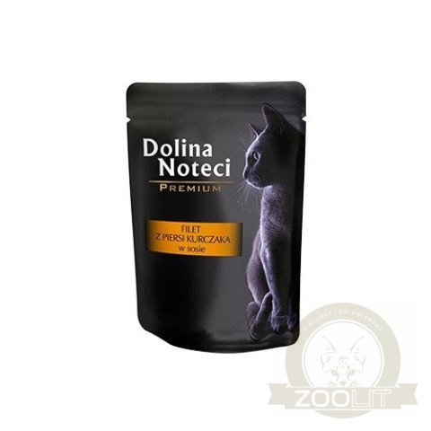 Dolina Noteci Premium Dla Kota Filet Z Piersi Kurczaka W Sosie 85g Dolina Noteci Premium Dla Kota Filet Z Piersi Kurczaka W Sosie 85g