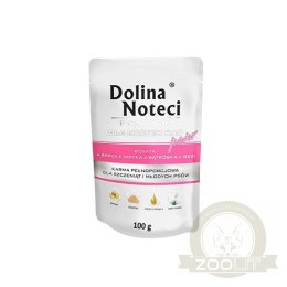 Dolina Noteci Premium Dla Psów Małych Ras Junior Bogata W Serca Z Indyka I Wątróbkę Z Gęsi 100g