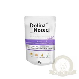 Dolina Noteci Premium Dla Psów Małych Ras Junior Bogata W Wątróbkę Z Królika I Ozory Z Jelenia Saszetka 100g