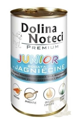Dolina Noteci Premium Junior Bogata W Jagnięcinę 400g