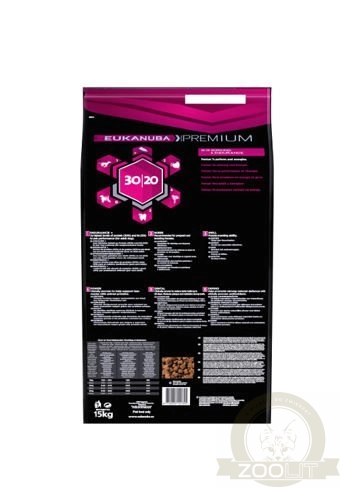 Eukanuba Dog Dry Premium Working & Endurance Chicken Bag 15kg Eukanuba Dog Dry Premium Working & Endurance Chicken Bag 15kg