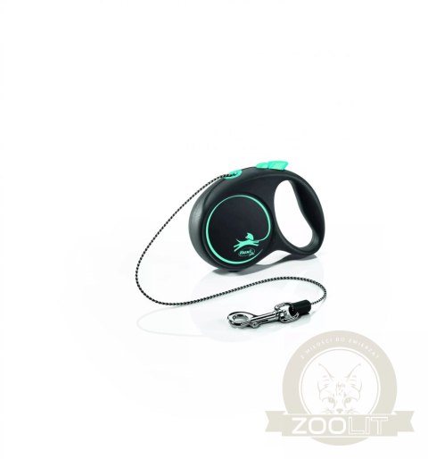 Flexi Smycz Black Design XS Linka 3m Do 8kg Niebieska Flexi Smycz Black Design XS Linka 3m Do 8kg Niebieska