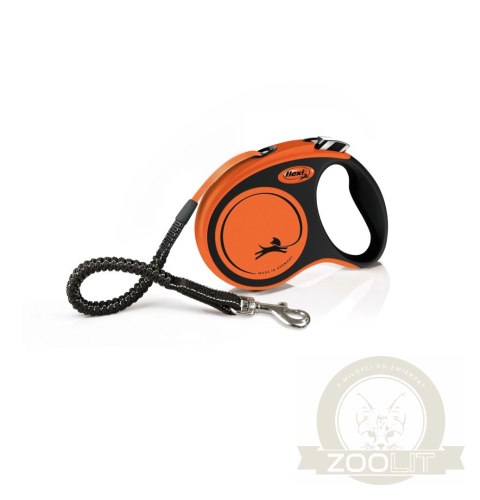 Flexi Smycz Oryginalna Xtreme L Taśma 5m Do 65kg Pomarańczowa Flexi Smycz Oryginalna Xtreme L Taśma 5m Do 65kg Pomarańczowa