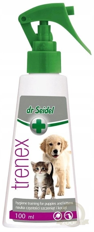 Laboratorium DermaPharm Dr Seidel Trenex Płyn Do Nauki Czystości Dla Szczeniąt I Kociąt 100ml Laboratorium DermaPharm Dr Seidel Trenex Płyn Do Nauki Czystości Dla Szczeniąt I Kociąt 100ml