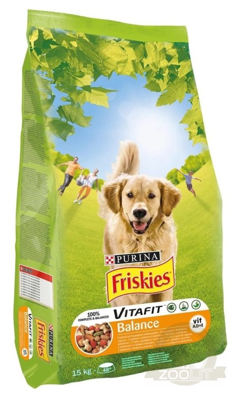 PURINA Friskies Balance Kurczak Z Warzywami 15kg PURINA Friskies Balance Kurczak Z Warzywami 15kg