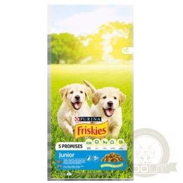 PURINA Friskies Junior Z Kurczakiem Mlekiem I Warzywami 15kg