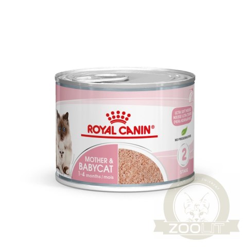 ROYAL CANIN Mother & Babycat Ultra Soft Mousse 195g ROYAL CANIN Mother & Babycat Ultra Soft Mousse 195g