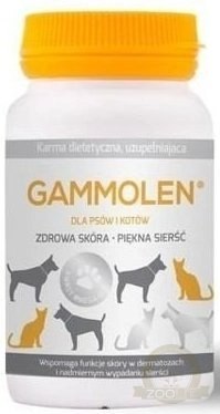 Tymofarm Gammolen Preparat Poprawiający Skórę I Sierść 150 Tabletek Tymofarm Gammolen Preparat Poprawiający Skórę I Sierść 150 Tabletek