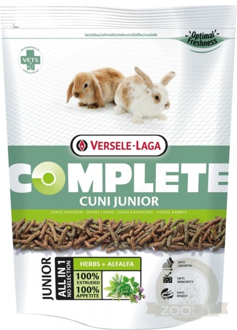 Versele-Laga Cuni Junior Complete - Pokarm Dla Młodych Królików 500g