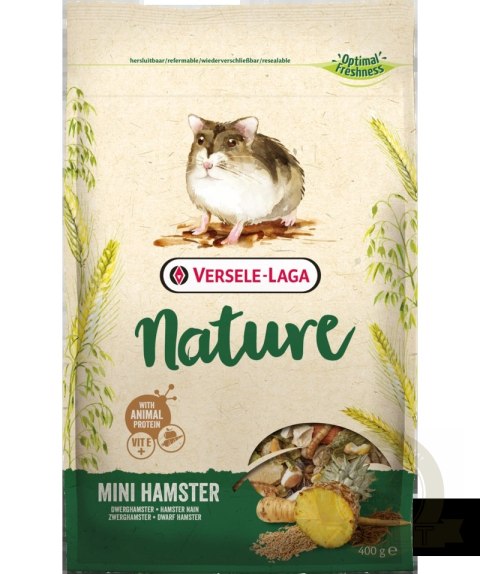 Versele-Laga Mini Hamster Nature - Pokarm Dla Chomików Karłowatych 400g Versele-Laga Mini Hamster Nature - Pokarm Dla Chomików Karłowatych 400g