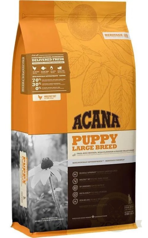 Acana Heritage Puppy Large Breed 17kg Acana Heritage Puppy Large Breed 17kg