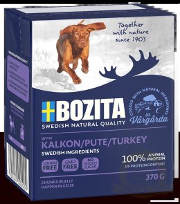 BOZITA Dog Indyk W Galarecie 370g