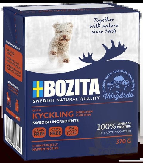 BOZITA Dog Junior Delikatny Kurczak W Galarecie 370g BOZITA Dog Junior Delikatny Kurczak W Galarecie 370g