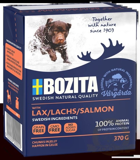 BOZITA Dog Łosoś W Galarecie 370g