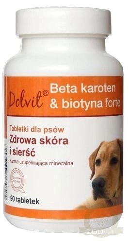 Dolfos Dolvit Beta Karoten & Biotyna Forte 90 Tabletek Dolfos Dolvit Beta Karoten & Biotyna Forte 90 Tabletek
