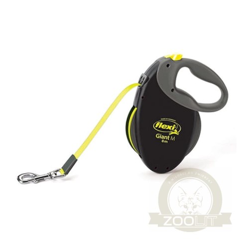 Flexi Smycz Giant Taśma M 8m Do 25kg Neon Flexi Smycz Giant Taśma M 8m Do 25kg Neon