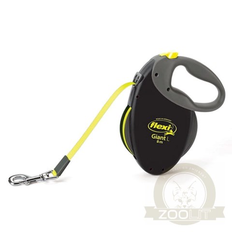 Flexi Smycz Oryginalna Giant L Taśma 8m Do 50 kg - Neon Flexi Smycz Oryginalna Giant L Taśma 8m Do 50 kg - Neon