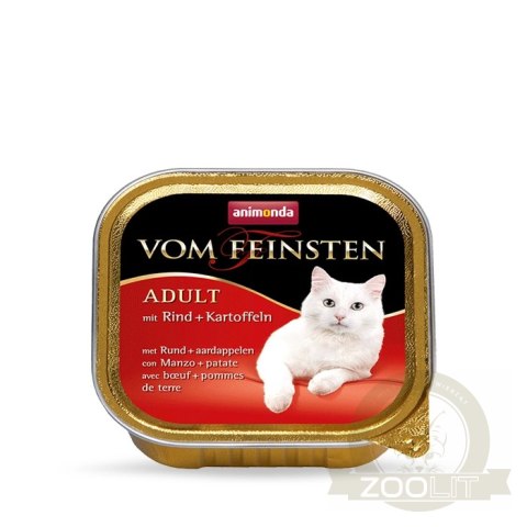 Animonda Vom Feinsten Adult Cat Wołowina Z Ziemniakami 100g Animonda Vom Feinsten Adult Cat Wołowina Z Ziemniakami 100g
